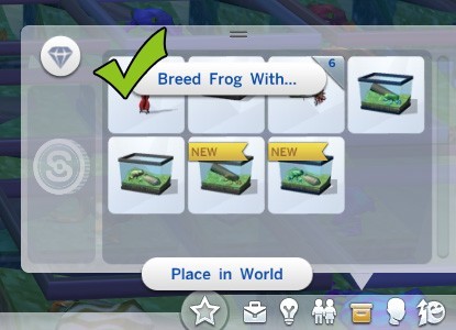  Mod The Sims: No Cooldown For Breeding Frogs by egureh