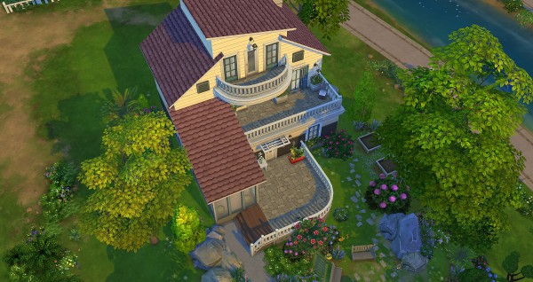  Studio Sims Creation: Meringue residential house