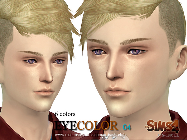  The Sims Resource: Eyecolors nondefault replacement 04 by S Club