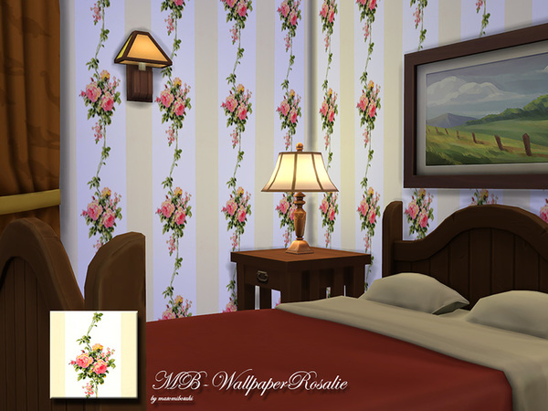  The Sims Resource: Wallpaper Rosalie by matomibotaki