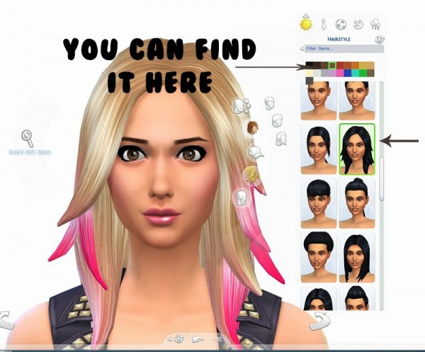  Sims and Just Stuff: Party Hair by Lola