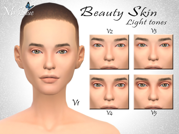  The Sims Resource: Beauty skin by Ms Blue