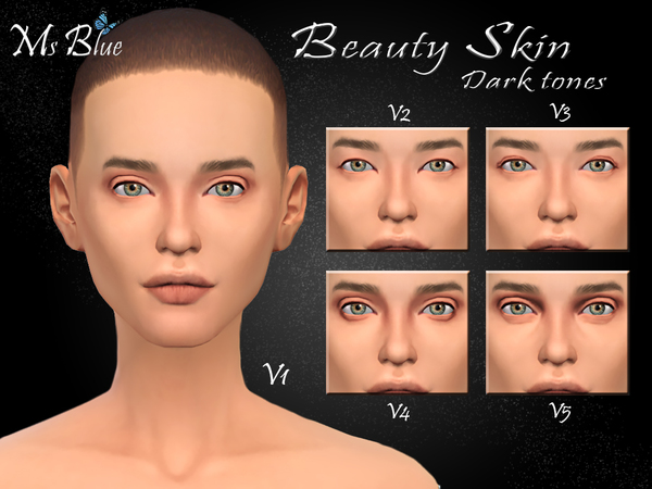  The Sims Resource: Beauty skin by Ms Blue