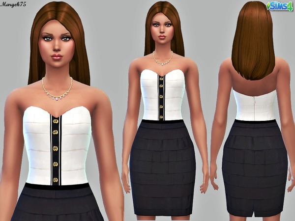  The Sims Resource: Sleeveless Dress  by Margeh 75