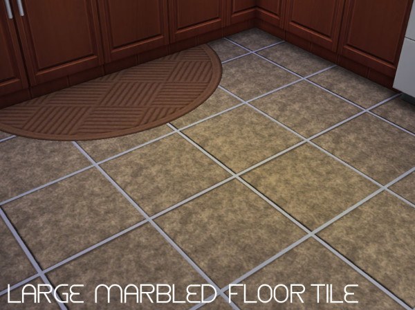 Mod The Sims:  Large Marbled Tile Floor Set   10 Colors by mustluvcatz 