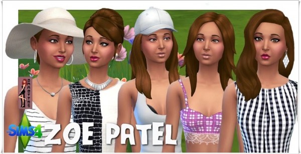  Annett`s Sims 4 Welt: Zoe Patel female model