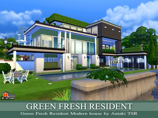 The Sims Resource: Green Fresh Resident by Autaki