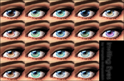  Mod The Sims: Inviting Eyes  def+non def  by Vampire aninyosaloh