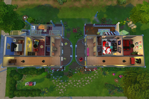  Blackys Sims 4 Zoo: Peace Train Lot by Satureja