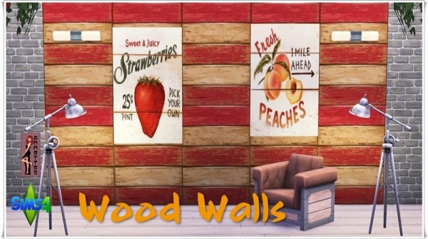  Annett`s Sims 4 Welt: Wood Walls