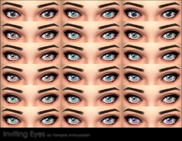  Mod The Sims: Inviting Eyes  def+non def  by Vampire aninyosaloh