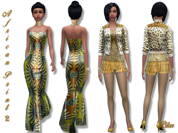  The Sims Resource: African Print 2 by Pilar