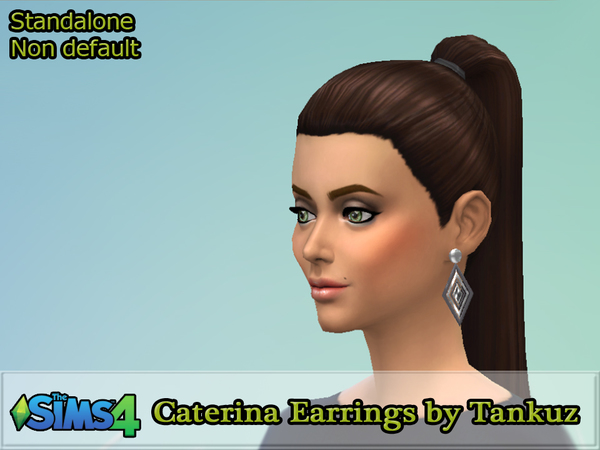  The Sims Resource: Caterina Earrings by Tankuz