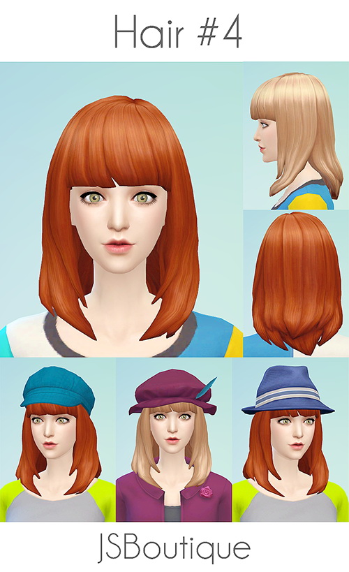  JS Boutique: Hairstyle 4 new mesh