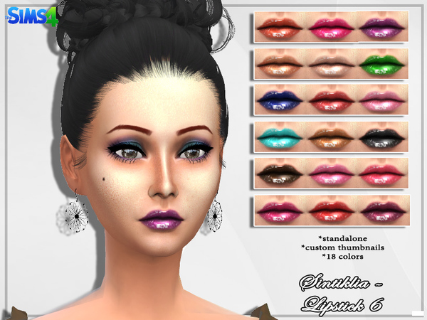  The Sims Resource: Lipstick 6 by Sintiklia