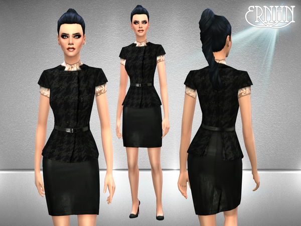  The Sims Resource: Office Beauty Outfit by ernhn