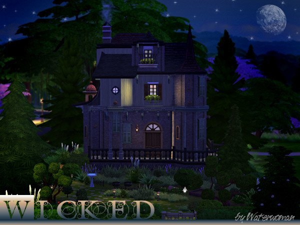  Akisima Sims Blog: Halloween Special “Wicked” house