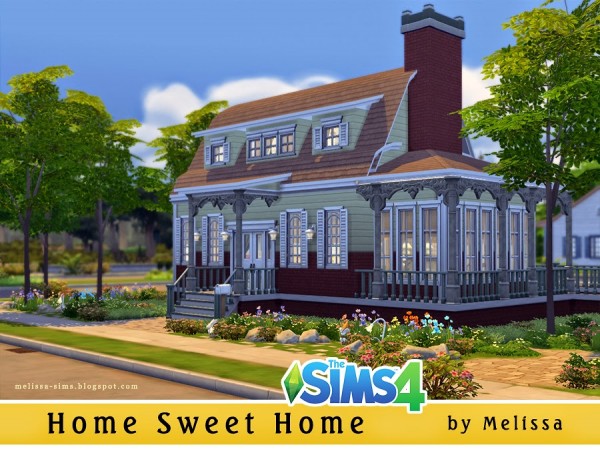  Melissa Sims 4: Home Sweat Home   residential house