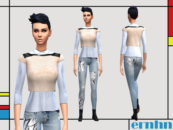  The Sims Resource: Casual Trend Set by ernhn