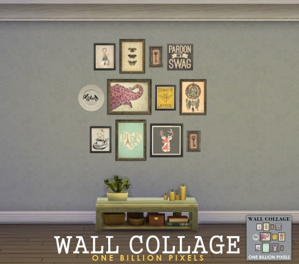  One Billion Pixels: Wall Collage