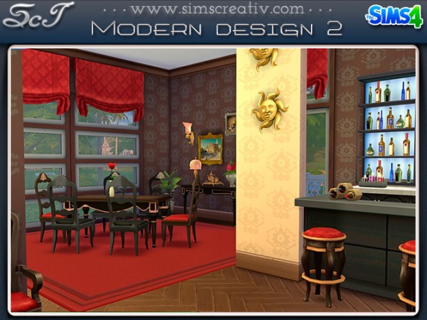  Sims Creativ: Modern design 2 by Tanitas8