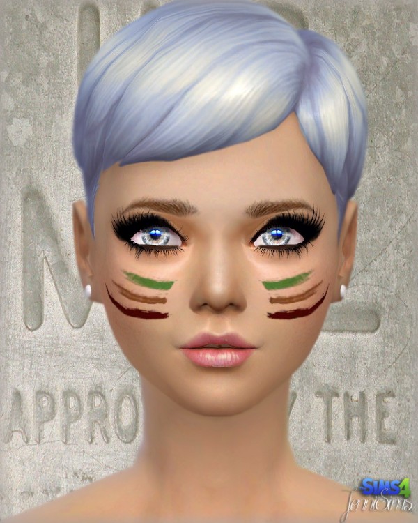  Jenni Sims: Makeup Male /Female (5designs)