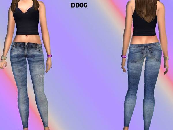  The Sims Resource: Jeggings set v2 by Diva Delic06