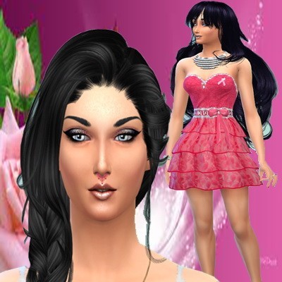  Trudie55: Samia Garcia female sims model