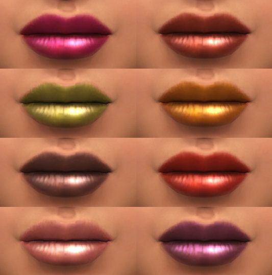  Mod The Sims: Delicious Lipstick (Not Edible) by ZoraVenka