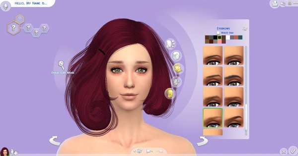  Mod The Sims: Cute Brows by Koodlebug