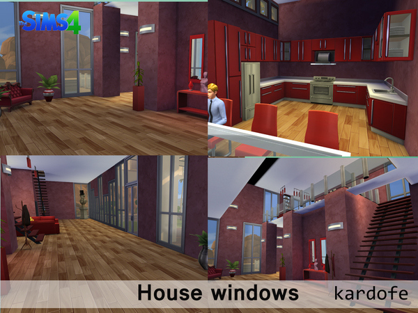  The Sims Resource: House windows by Kardofe