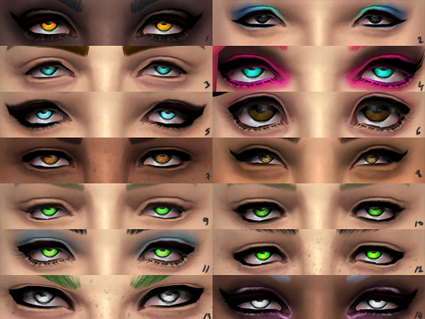  The Sims Resource: Sparkle/Wrek  eyeset 1 by SiMPLYSiMSTASTIC