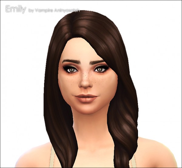  Mod The Sims: Emily my sim model by Vampire aninyosaloh