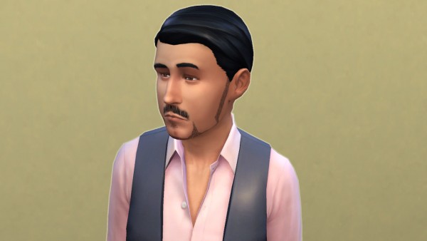  Mod The Sims: Six TS2 beards turned for TS4 by necrodog