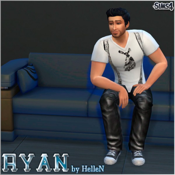  Sims Creativ: Ryan by HelleN