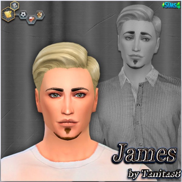  Sims Creativ: James male model by Tanitas8