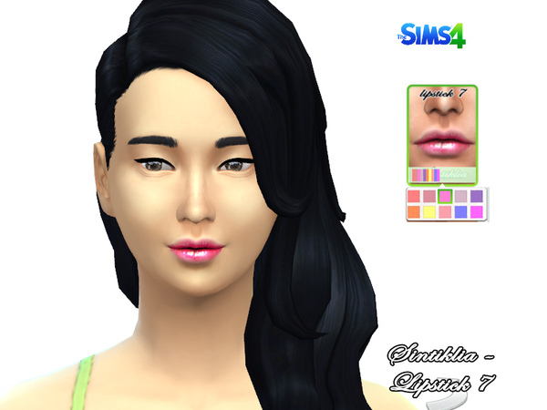  The Sims Resource: Lipstick 7 by Sintiklia