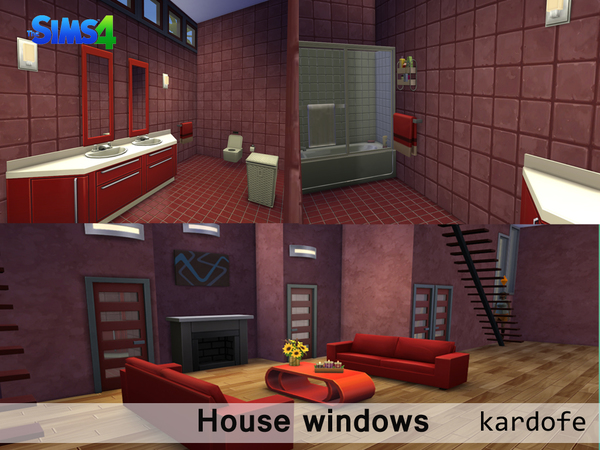  The Sims Resource: House windows by Kardofe