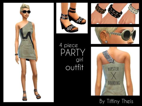  The Sims Resource: Party girls get up by tiffybee