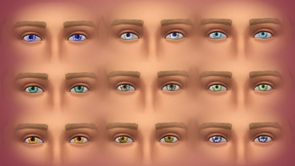  Mod The Sims: Fantastic colors eyes by malicieuse75