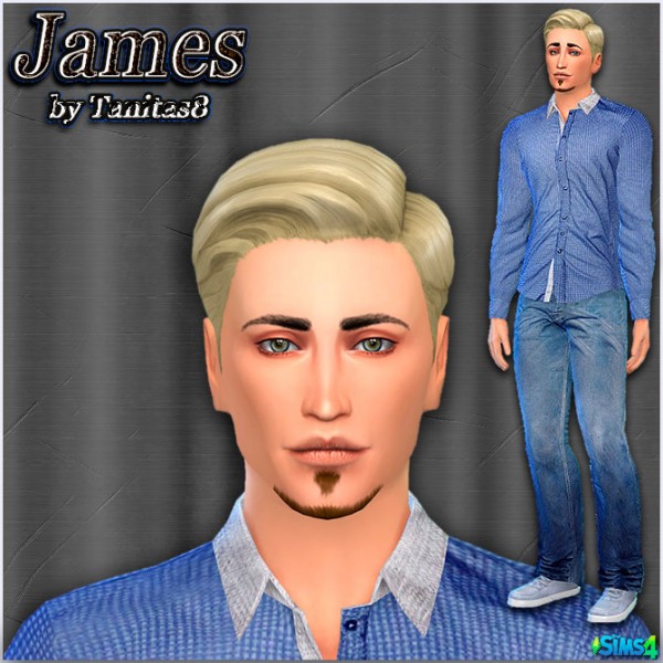  Sims Creativ: James male model by Tanitas8