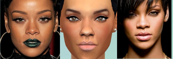  Mod The Sims: Rihanna by Cleos