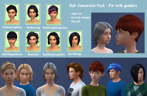  Mod The Sims: Gender Conversion  by oepu