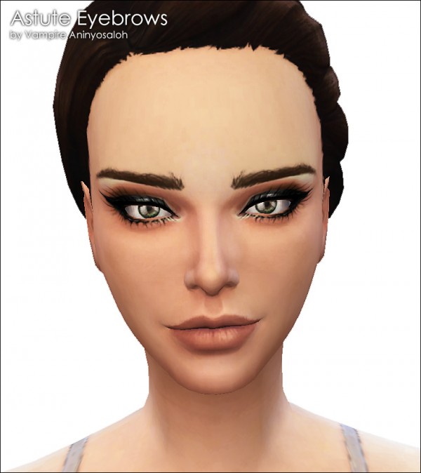  Mod The Sims: Astute Eyebrows  non default  by Vampire aninyosaloh