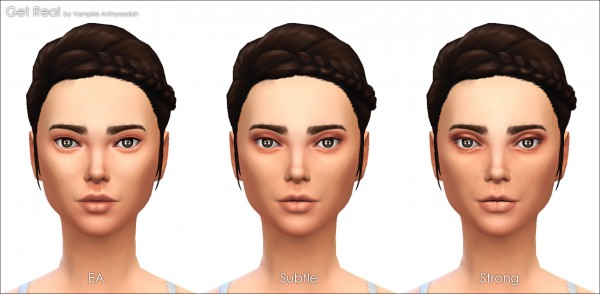 Mod The Sims: Get Real face overlay by Vampire_aninyosaloh • Sims 4 ...