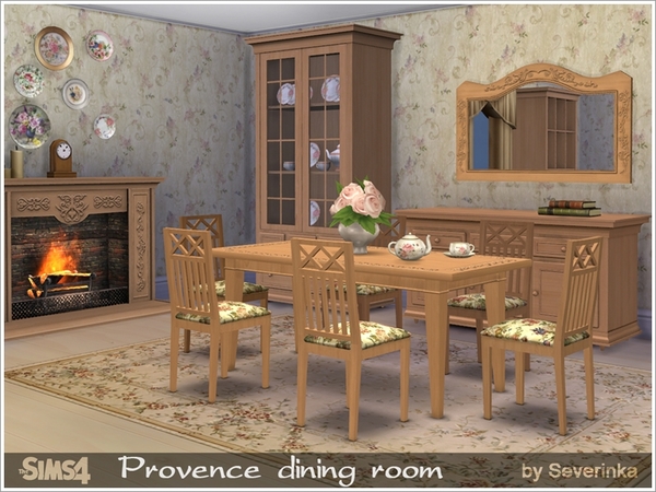  The Sims Resource: Provence dining room by Severinka