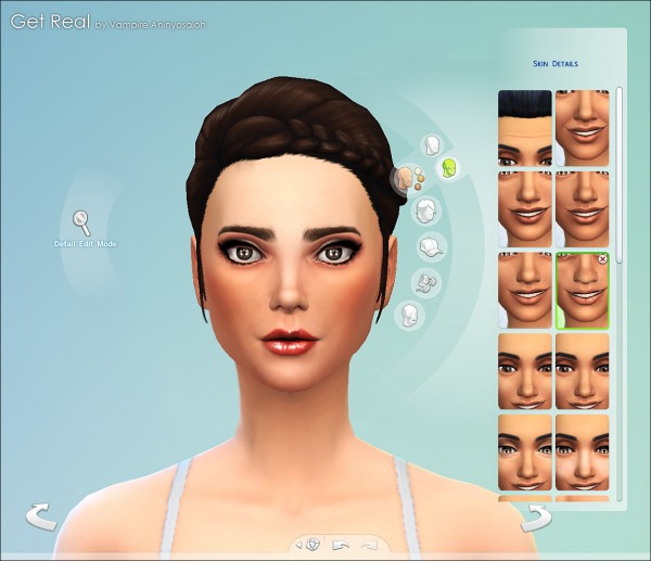  Mod The Sims: Get Real face overlay by Vampire aninyosaloh