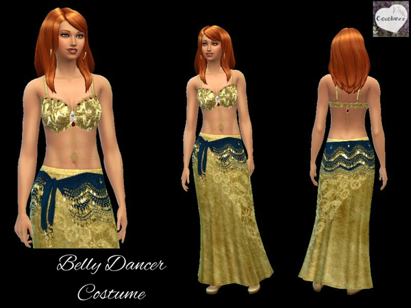  The Sims Resource: Belly Dancer Costume by Cocobuzz