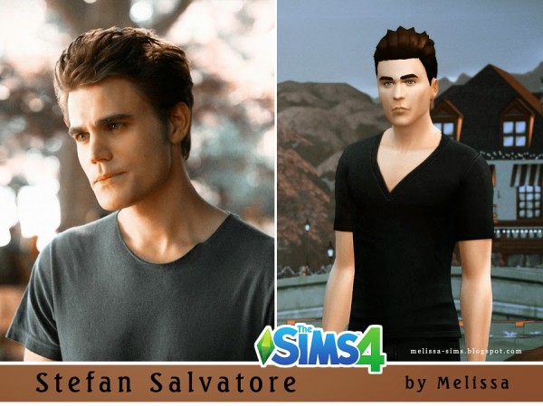  Melissa Sims 4: Stefan Salvatore male model