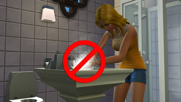  Mod The Sims: No More Autonomous Hand Washing by SimsProductions